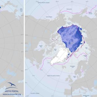 Arctic Sea Ice Age March and September 1984
